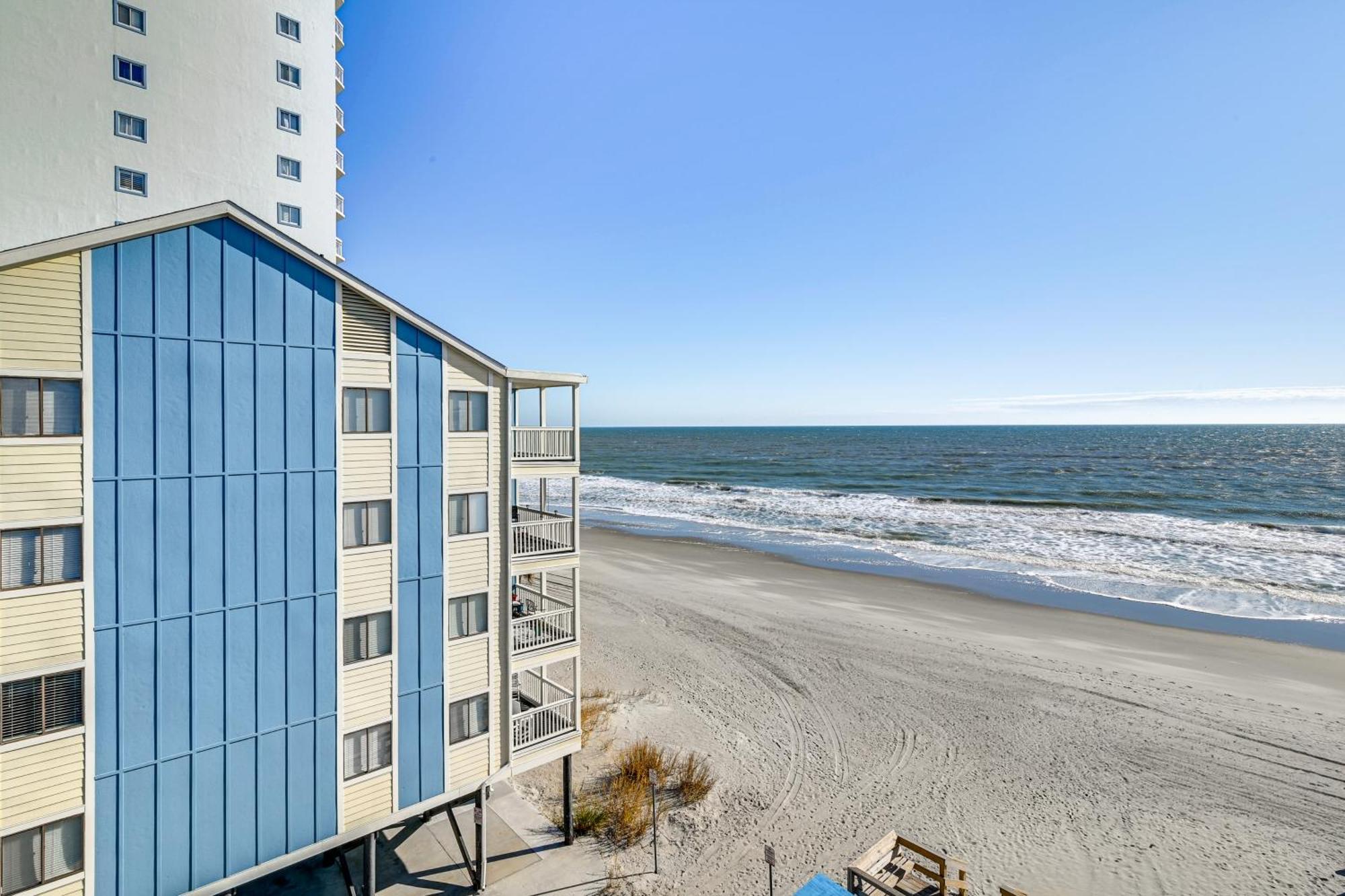 Cozy Beachfront Condo With Wifi, Views And Pool Access Myrtle Beach Exterior photo