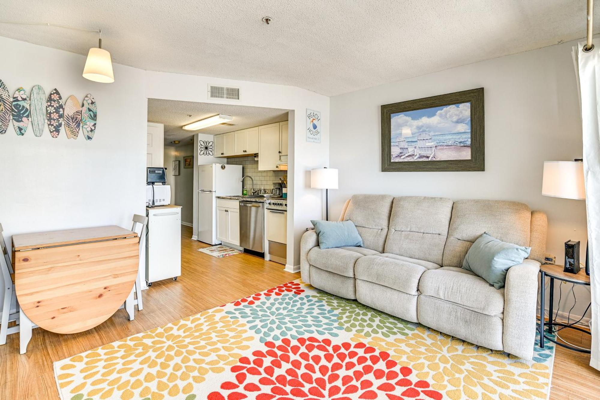 Cozy Beachfront Condo With Wifi, Views And Pool Access Myrtle Beach Exterior photo