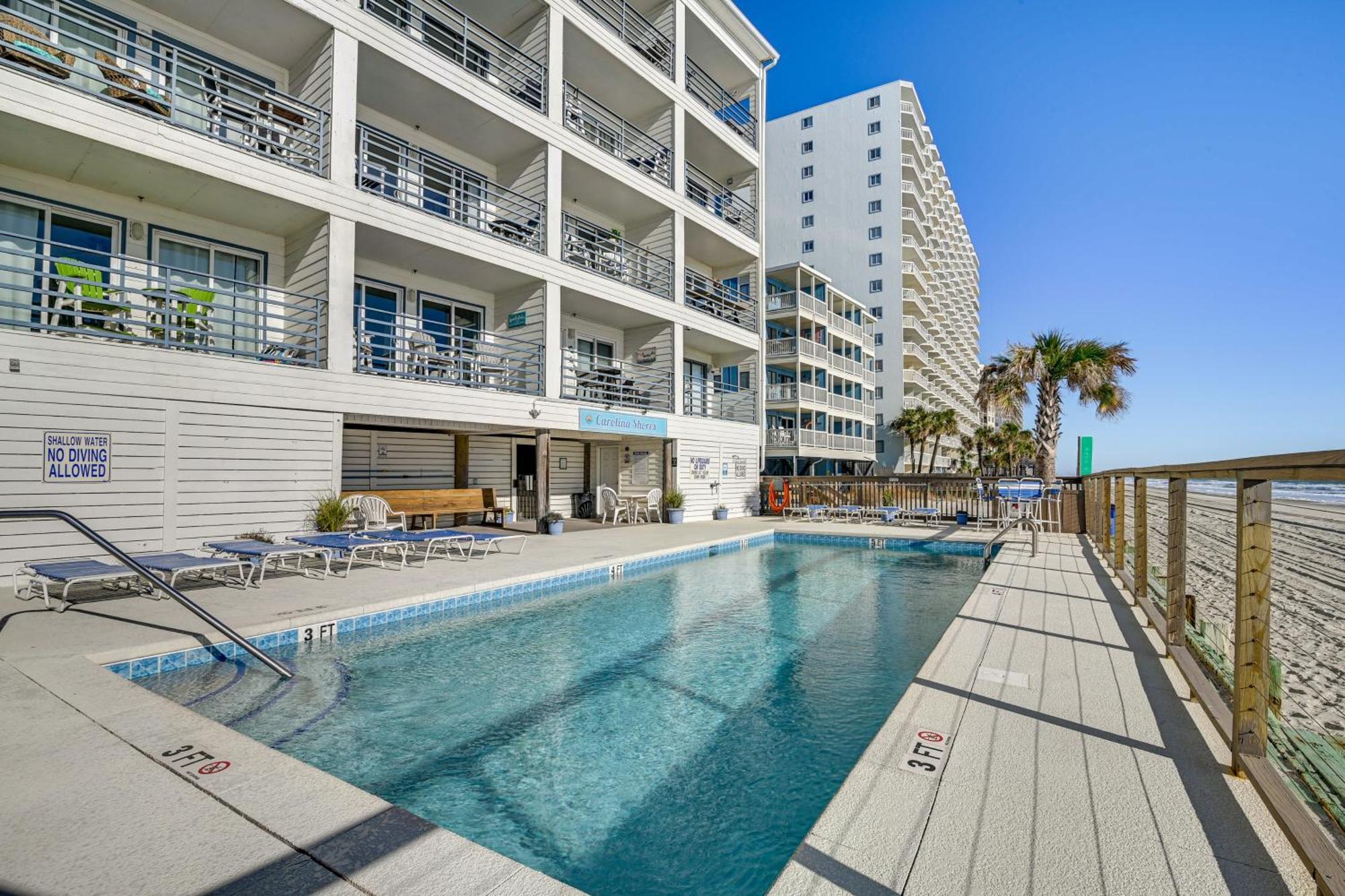 Cozy Beachfront Condo With Wifi, Views And Pool Access Myrtle Beach Exterior photo
